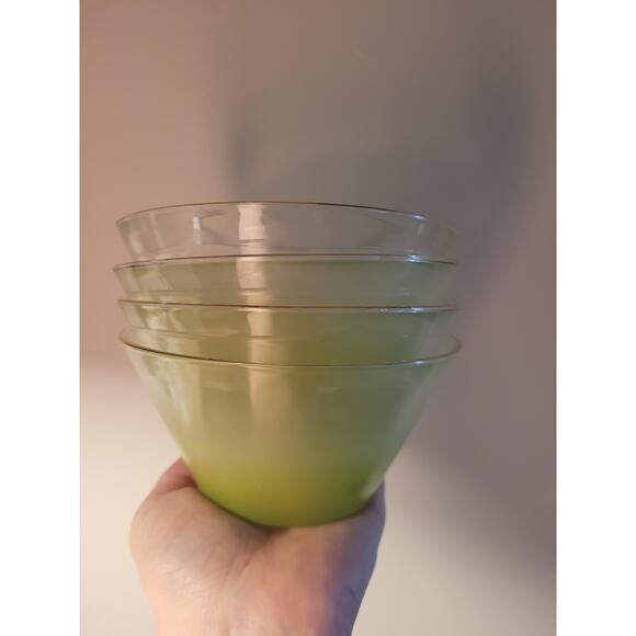 Vintage Blendo Salad Serving Bowls - Lime Green - Picture 6 of 6